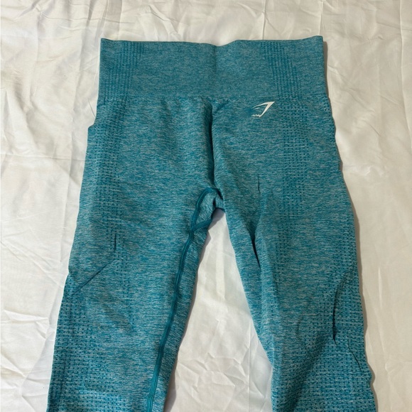 Gymshark seamless leggings in teal size small - Picture 1 of 1